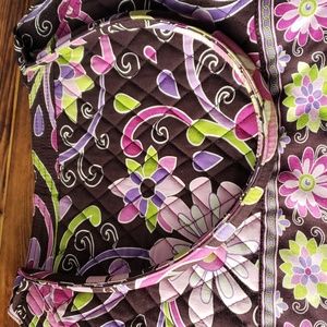 Vera Bradley Purple Punch Angle Tote